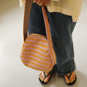 Pocony bag_Shoulder (orange pink)