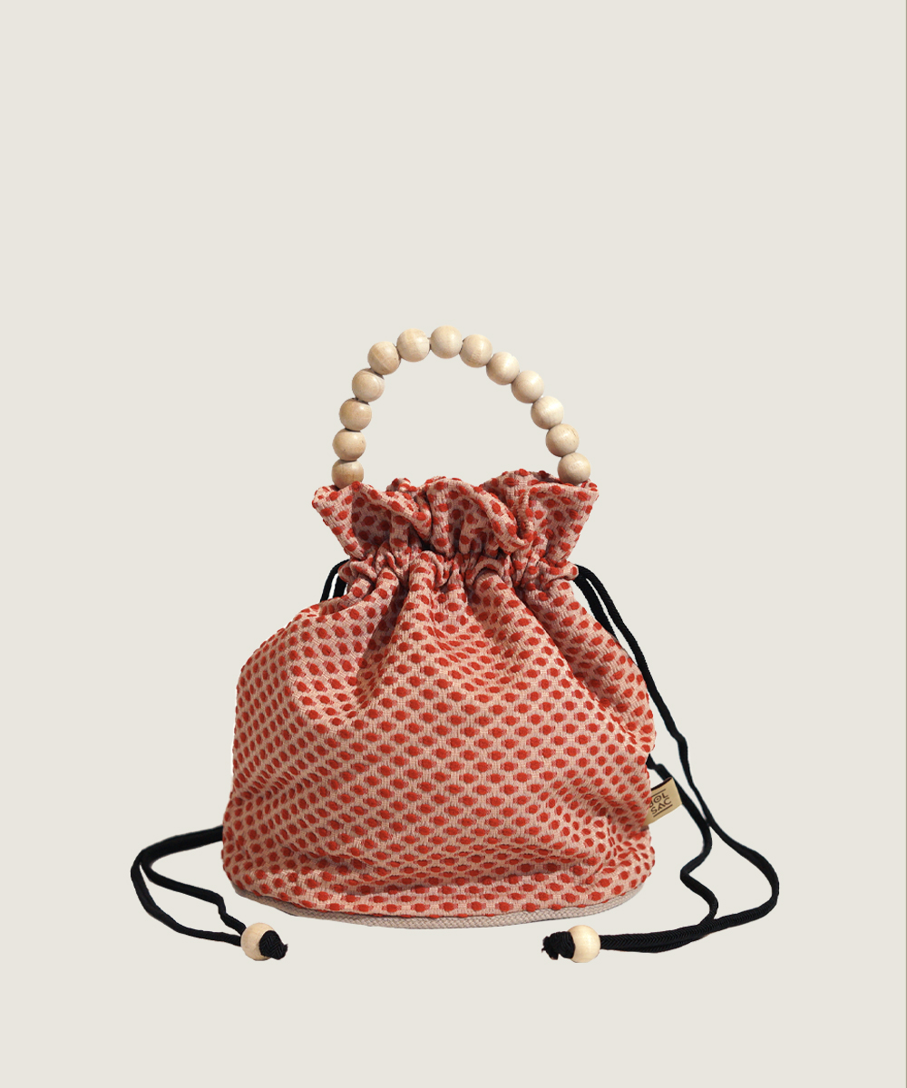 poppy bucket bag_cherry