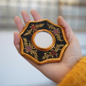 golden mirror ( antique black mini )